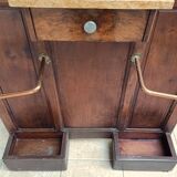 Art Deco Coat Rack in Walnut Burl