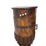 Italian art deco walnut console table, 1930s.