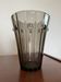 Art Deco amber glass vase