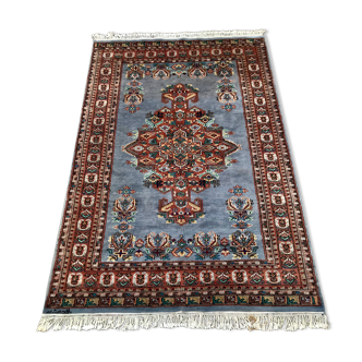 Pakistani wool carpet, signed and certified