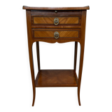 Louis XV Style Bedside Table in Marquetry