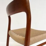Restored Model 75 chair by Niels O. Möller, 1950s
