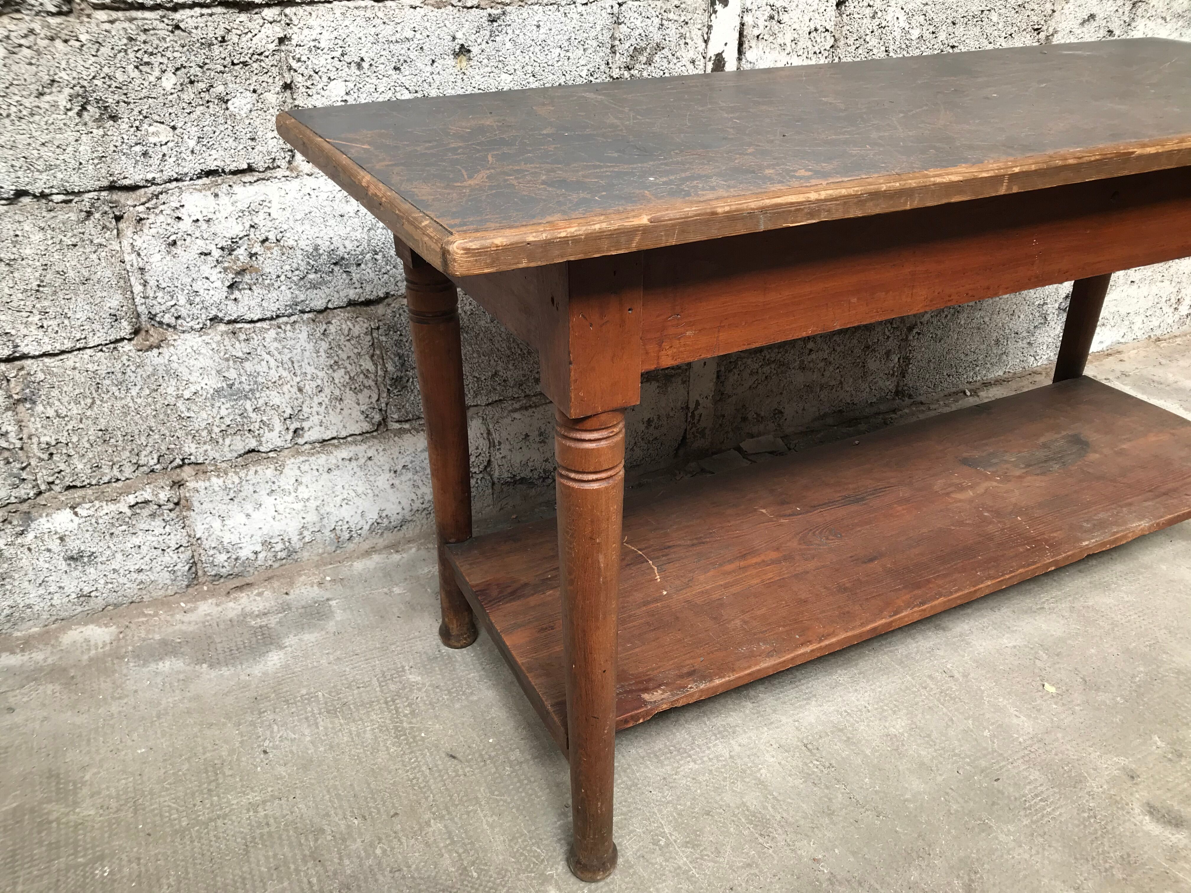 Old draper table early twentieth century