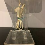 Pair of Plexiglas 20th century lamps