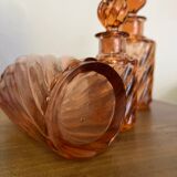 Set of 3 toilet garniture flacons from the late 19th century.