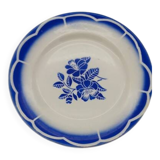 Digoin Sarreguemines blue flat plate