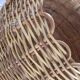 Wicker round basket.