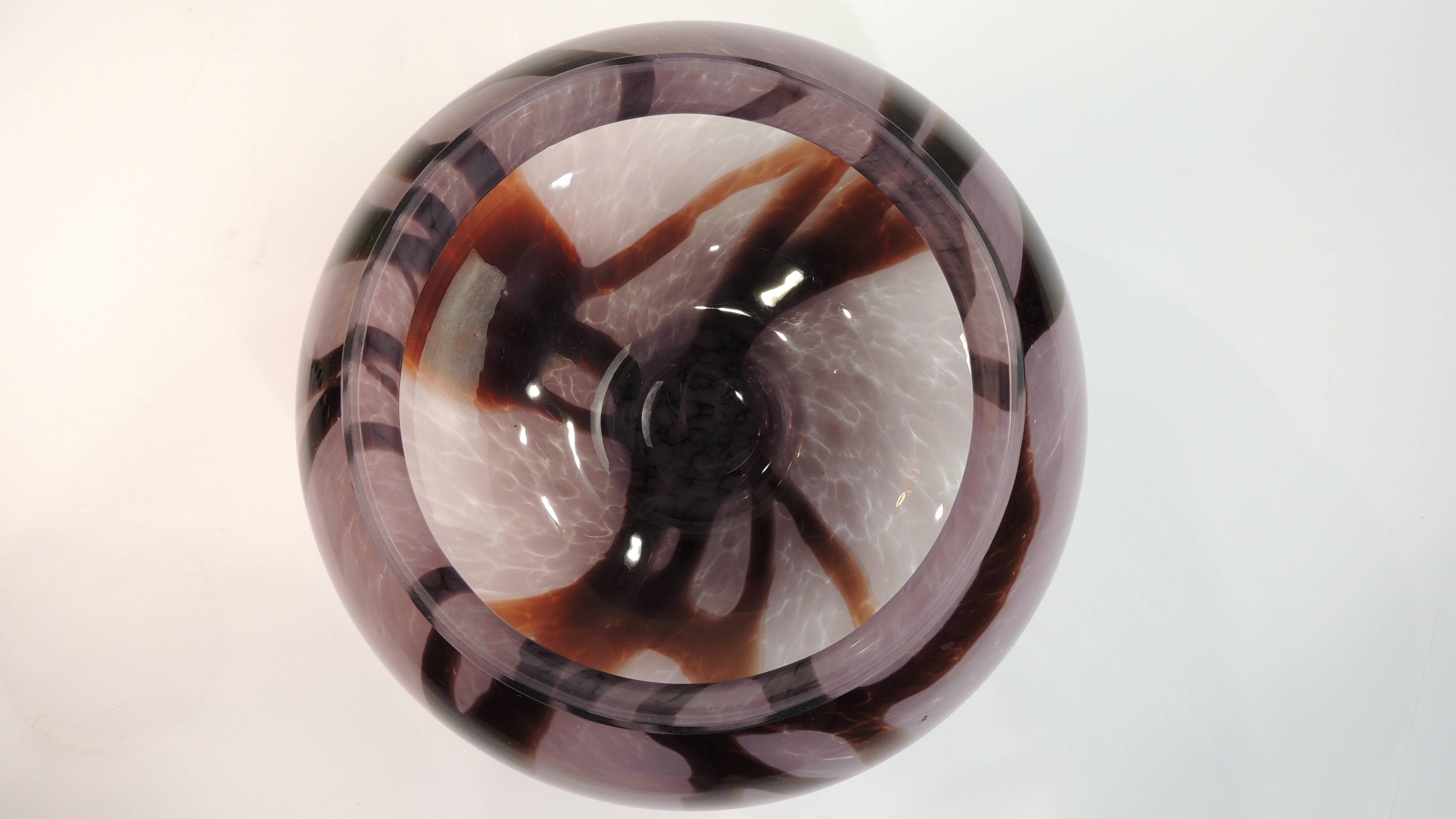 Blown glass vase / Antique Murano style glass vase