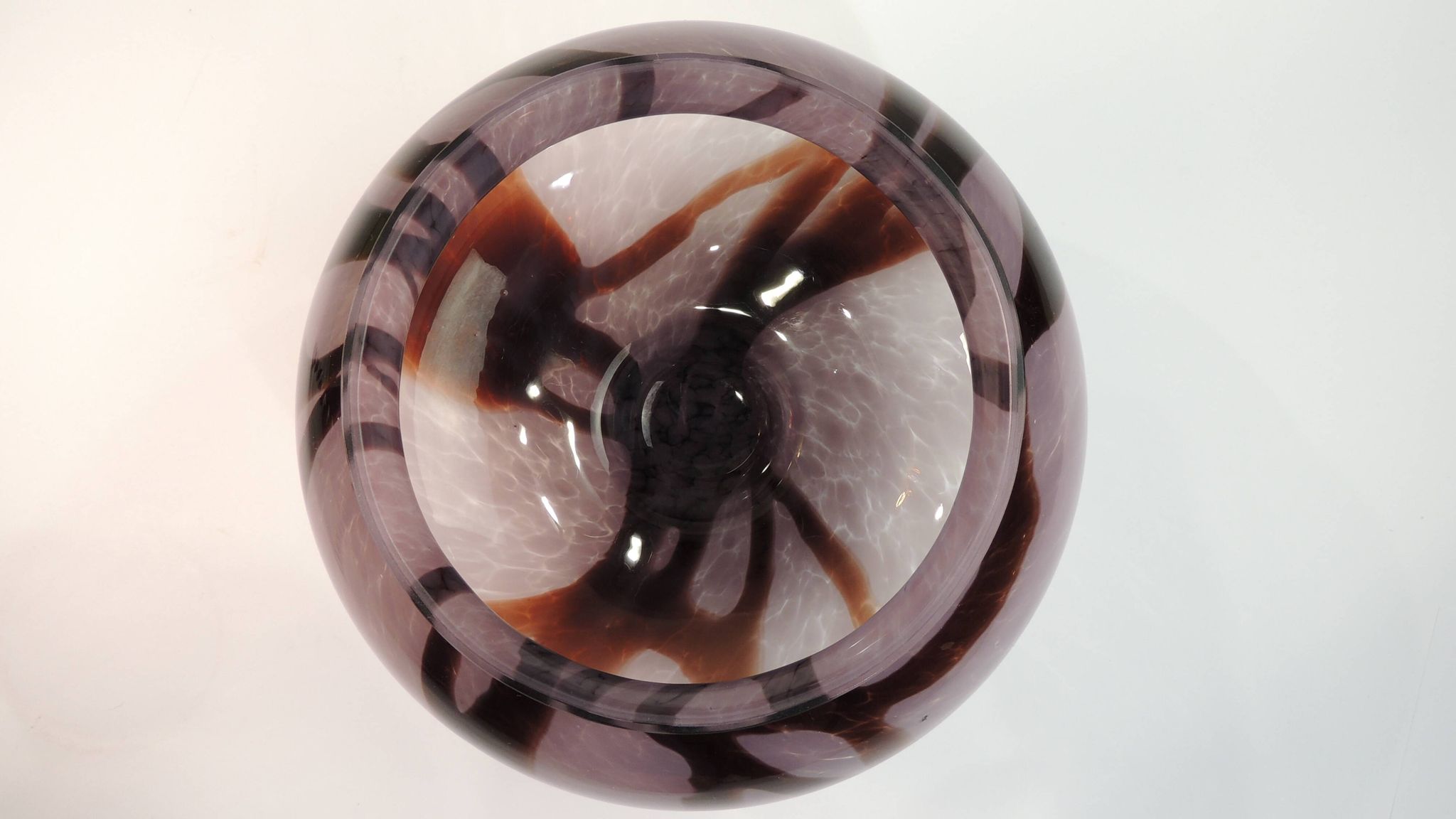 Blown glass vase / Antique Murano style glass vase