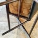 Chaise pliante de campagne vintage
