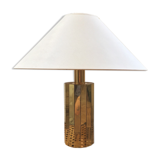 Lampe à facettes en laiton