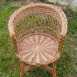 Rattan armchair