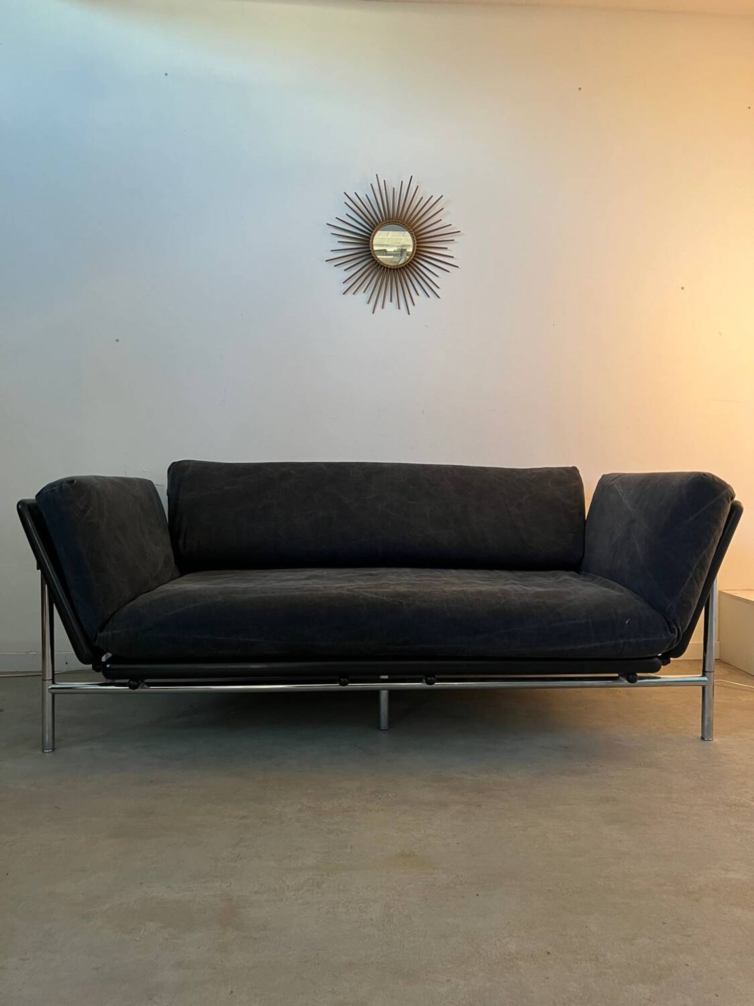 Vintage 2/3 seater sofa "Rataplan" Italian design Roberto Tapinassi for Dema modular
