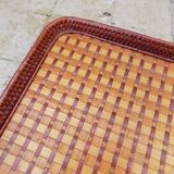 Woven rattan tray
