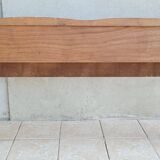 Cozy Art Deco headboard in burr walnut