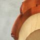 Beautiful design side/dining chair with luxurious yellow fabric upholstery