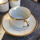 Lot de grandes tasses à café porcelaine Raynaud
