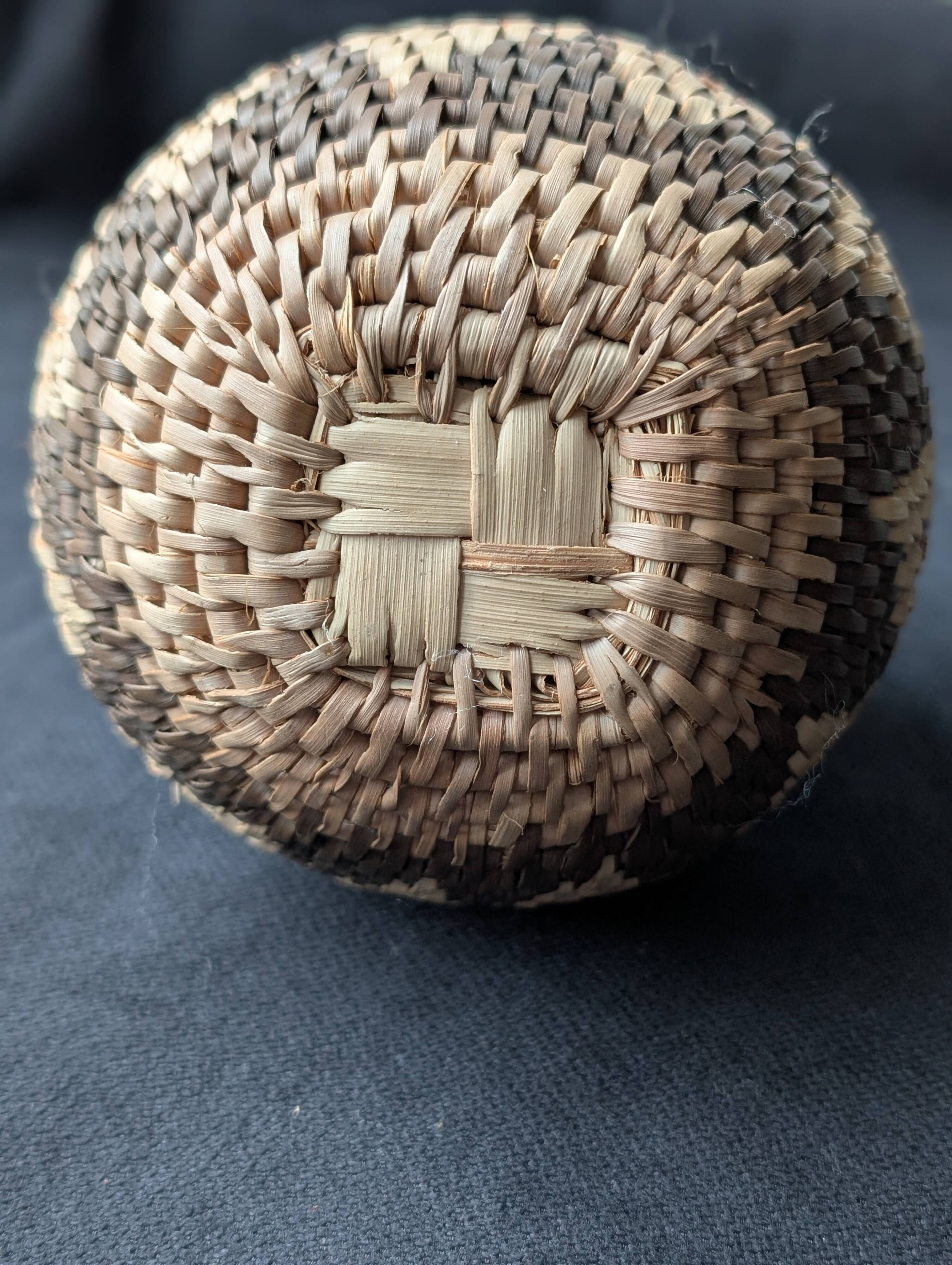 Traditional Zulu herb basket