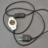 Oval porcelain hook to plug into socket