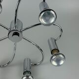 60s 70s Sputnik wall lamp or ceiling lamp by Cosack Leuchten Chrom