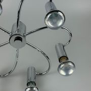 60s 70s Sputnik wall lamp or ceiling lamp by Cosack Leuchten Chrom