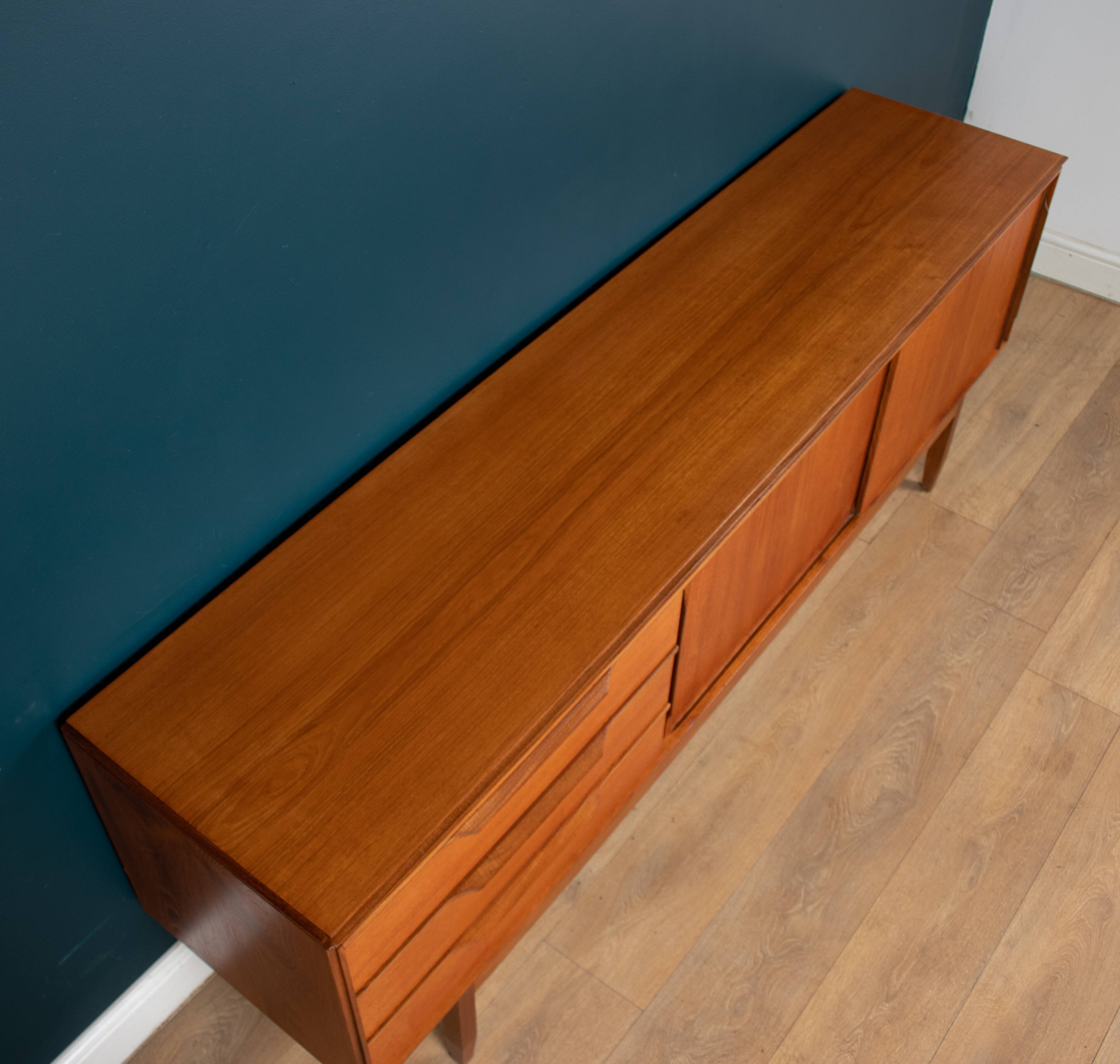 Restored Teak Retro 1960s White & Newton Mid Century 1960s Sideboard