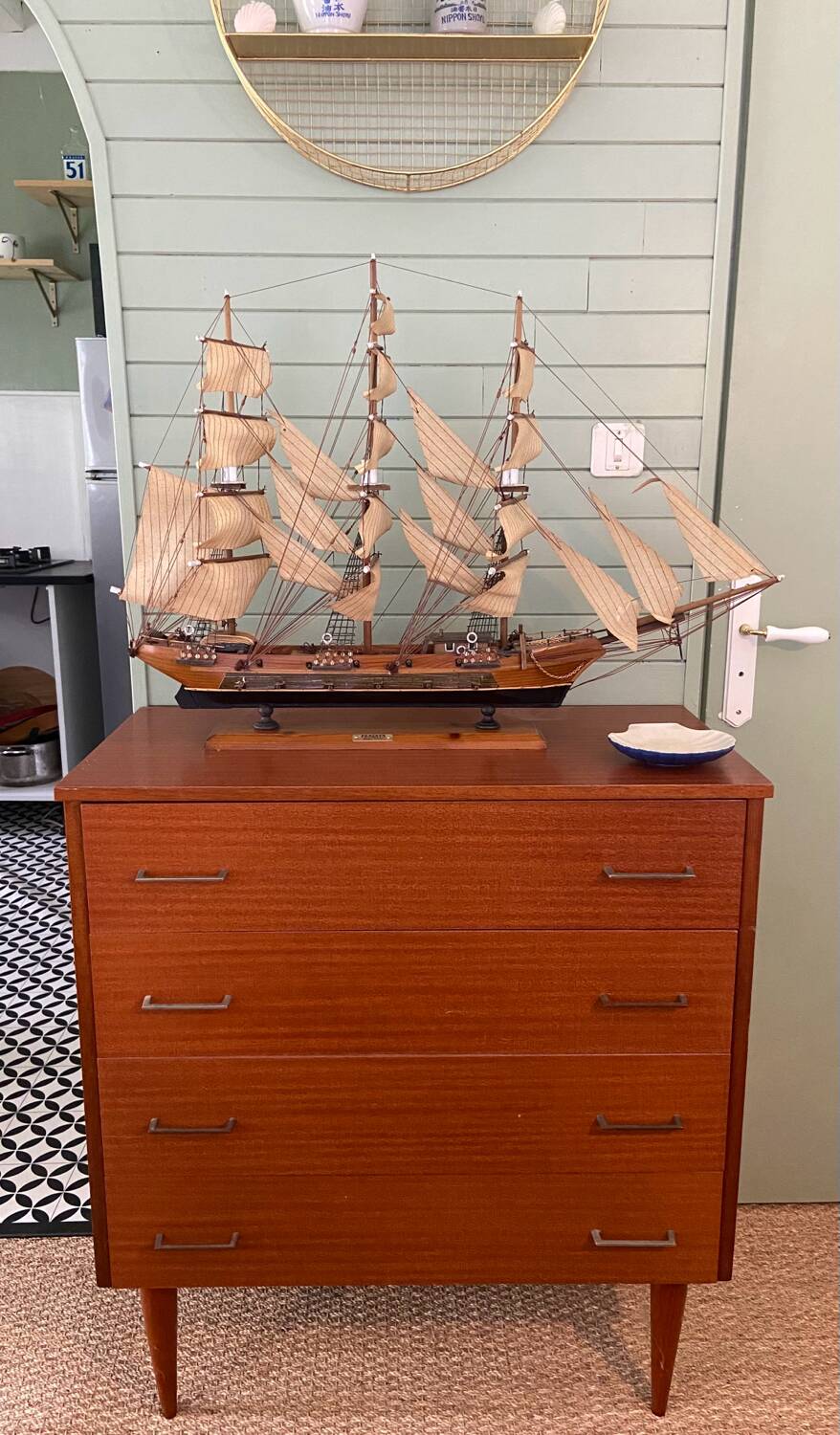 Fragata Siglo XVIII boat model