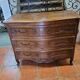 Curved oak chest of drawers in Louis XV style
