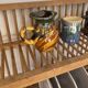 Plate holder wall shelf
