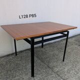 Marcel Gascoin modernist dining table + extension 1950