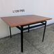 Marcel Gascoin modernist dining table + extension 1950