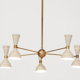 Italian brass chandelier