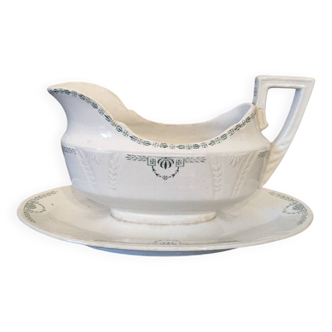 Clara sauceboat, Gien, iron earth