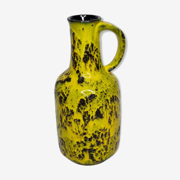 Vase fat lava vintage, design Ursula Beyrau pour Gräflich Ortenburg, 27 cm
