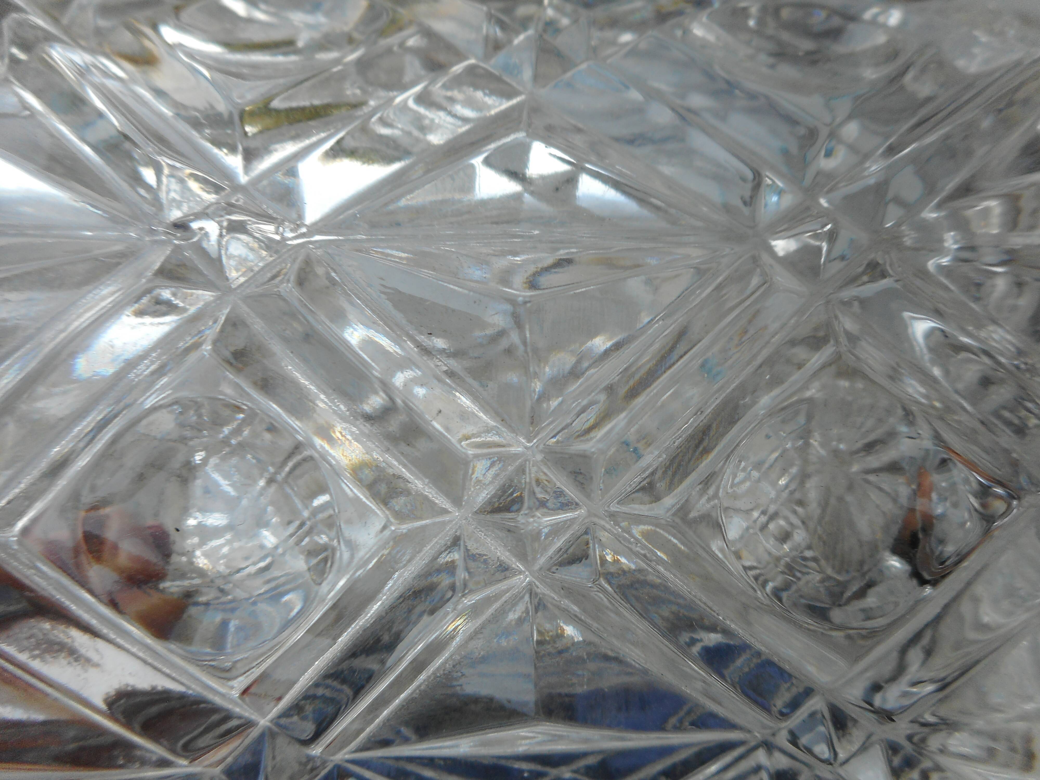 Cut glass ice bucket