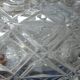Seau à glaçons en verre taillé