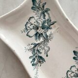 Empty pocket soap dish "Floréal" iron earthenware from Lyon