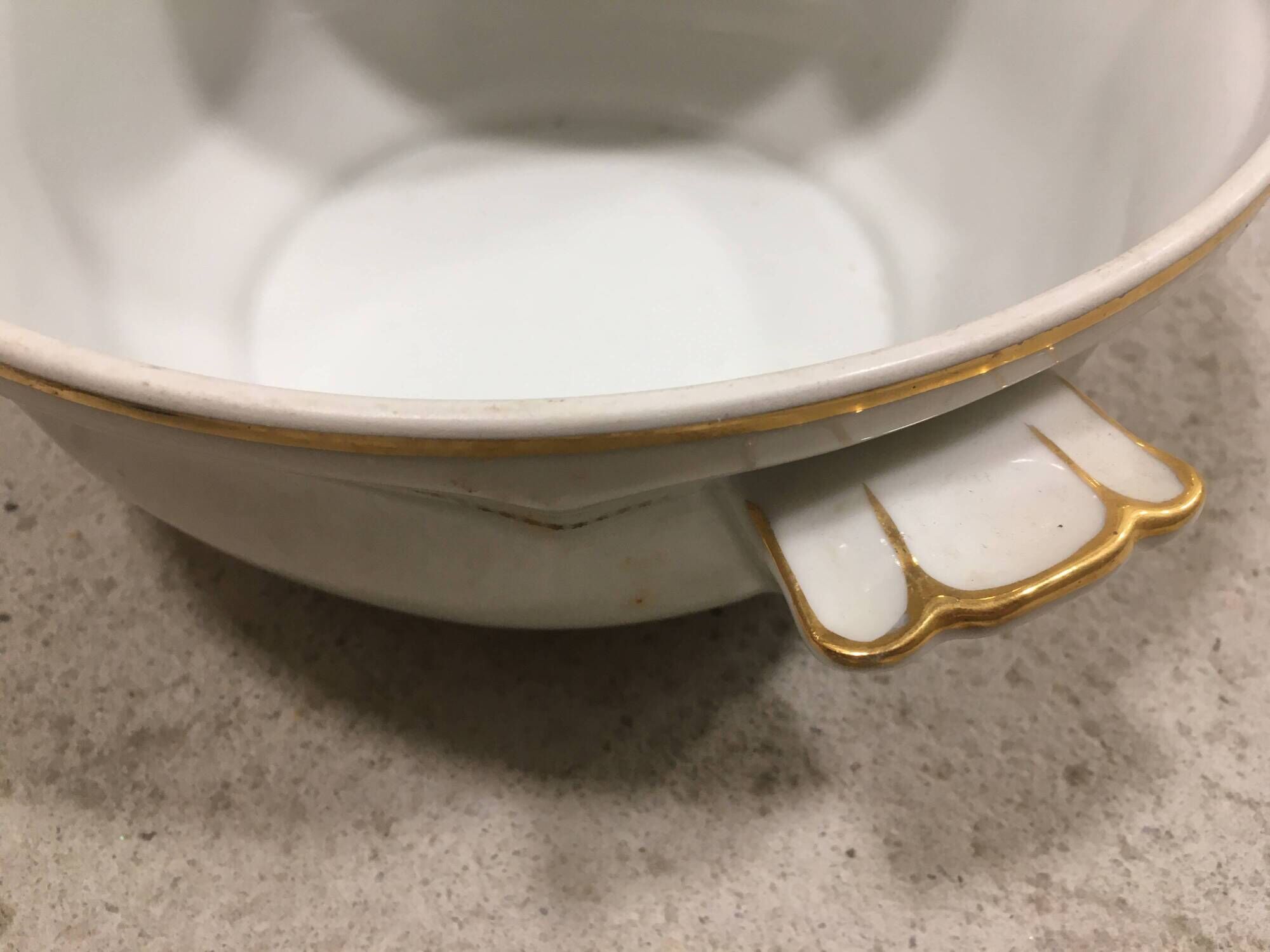 Limoges Porcelain Plate CG Cie Fine Gold Gilding