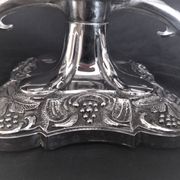 Chandelier en métal argenté