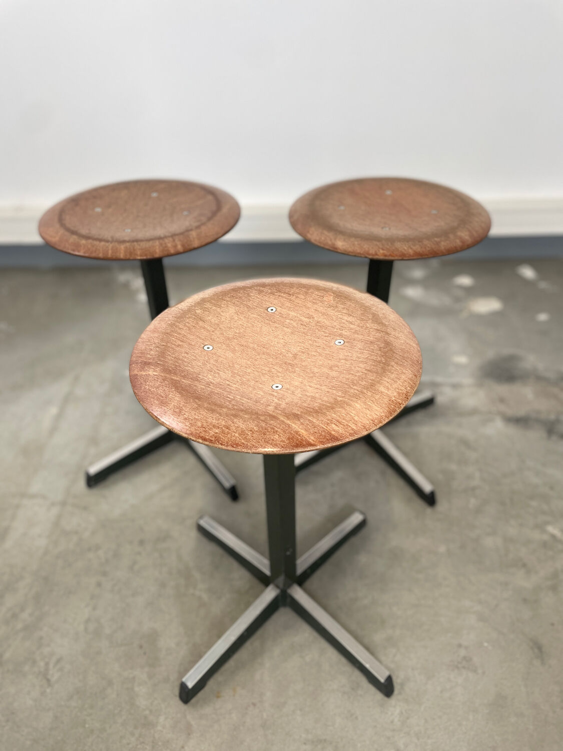 Vintage wooden stools