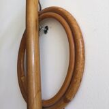 Wall lamp in rattan from the 50