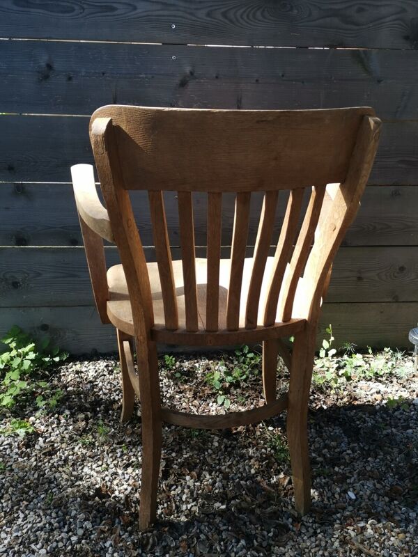 fauteuil de bureau en bois massif