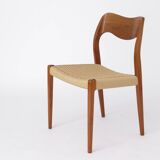 Set of 4 Teak Dining Chairs by Niels Otto Møller – Model 71, Danish Vintage