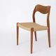 Lot de 4 chaises de salle à manger en teck par Niels Otto Møller – Modèle 71, style vintage danois