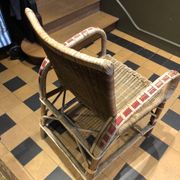 1920s rattan armchair