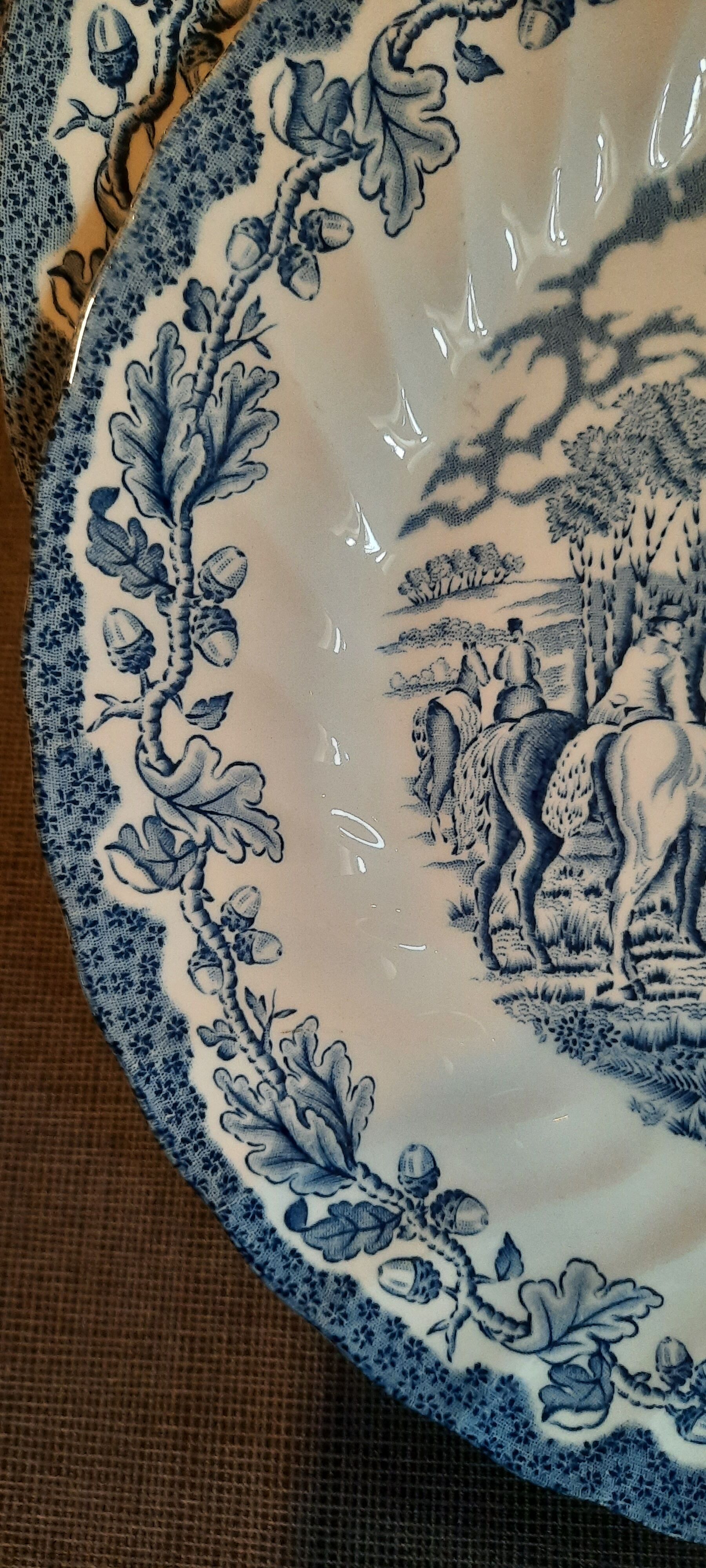 Faience anglaise Myott 5 assiettes plates,état neuf