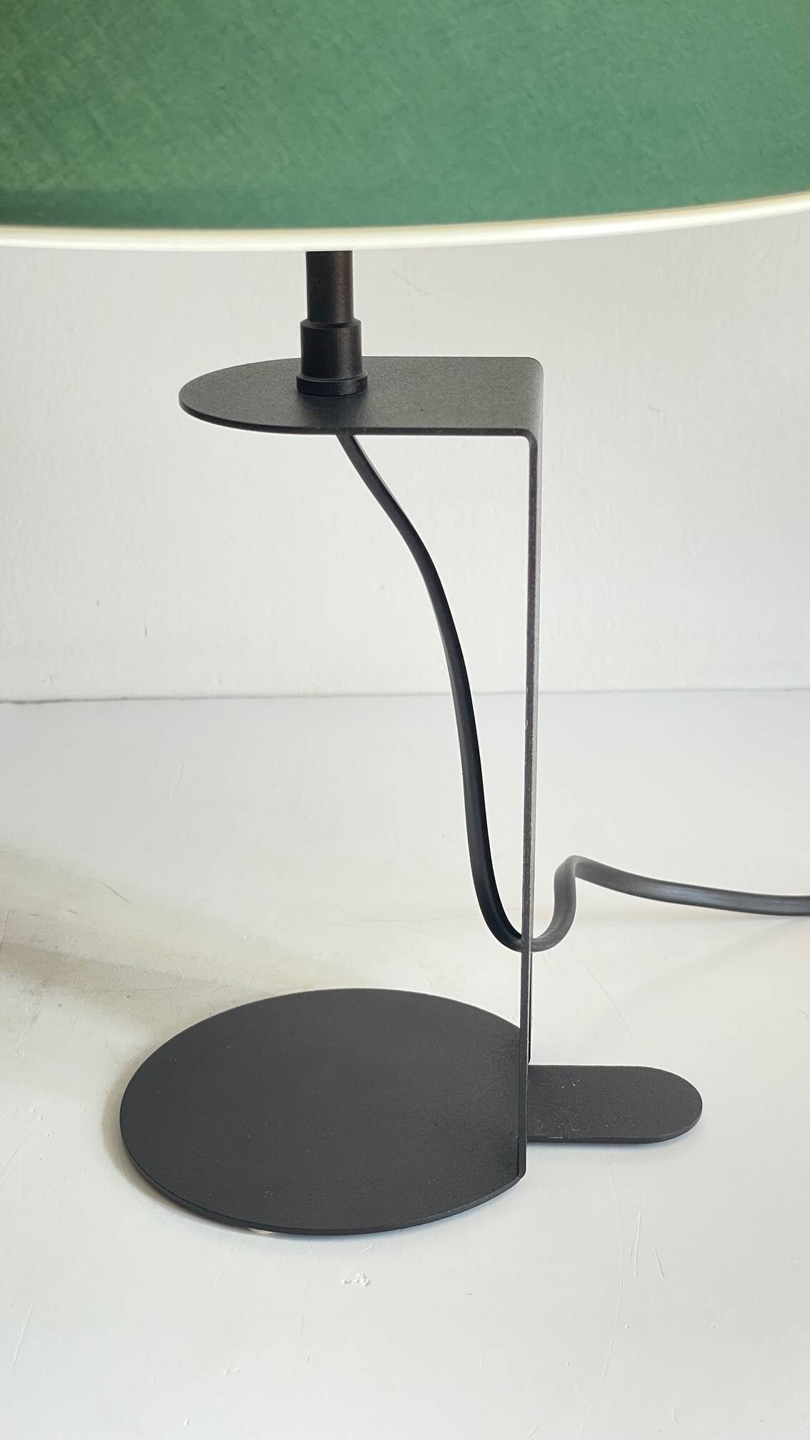 Steel and fabric lamp by madura