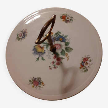Vintage floral ceramic cheese board