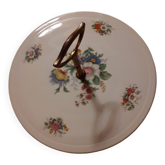 Vintage floral ceramic cheese board