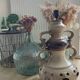 Pied de lampe vintage en céramique